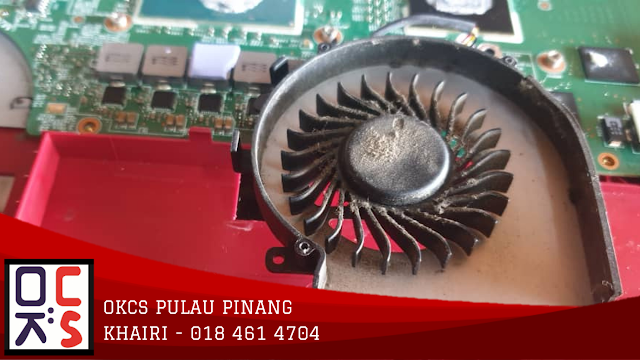 SOLVED: KEDAI LAPTOP BERTAM | MSI GE72 6QC FAN NOT RUNNING, NEW FAN REPLACEMENT