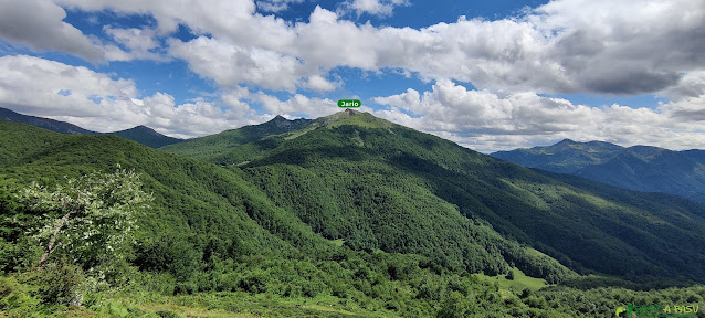 Vista del Pico Jario desde Barcinera