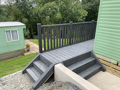 Composite caravan decking