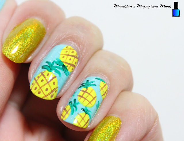 Pineapple Nail Design