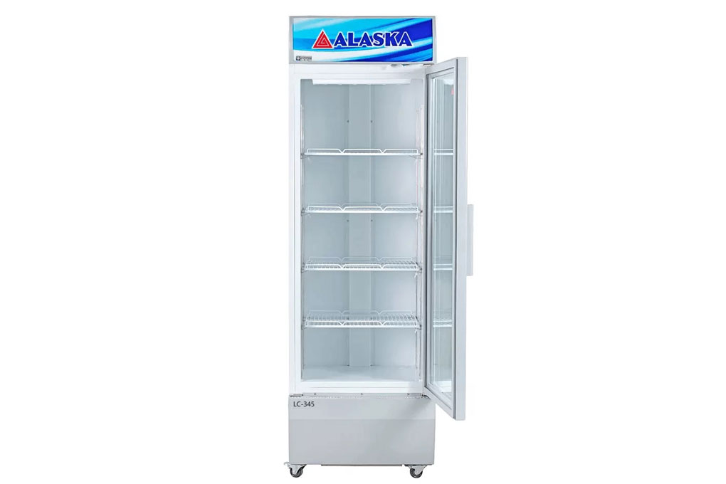 Hình ảnh mô tả tủ mát Alaska LC-345 1 cánh mở