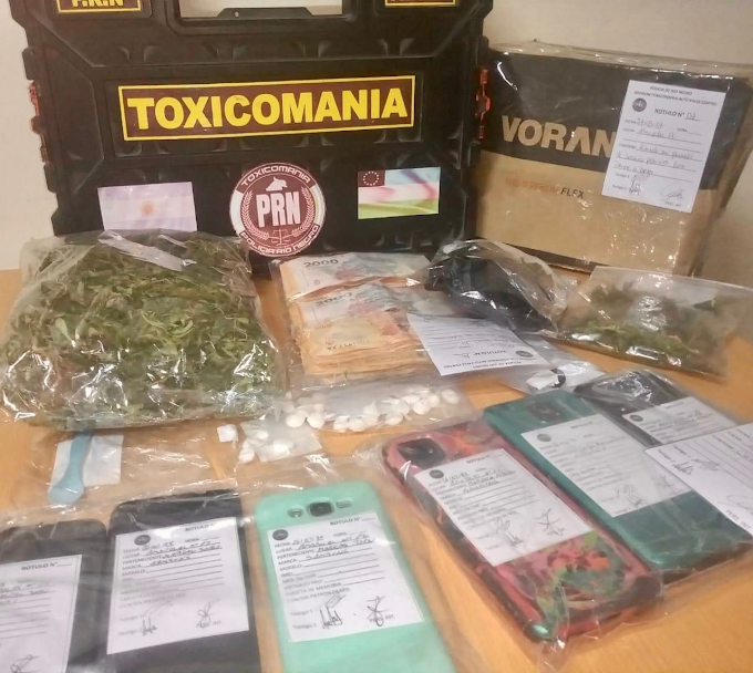 Policía secuestró marihuana, cocaína y efectivo