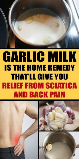 Garlic Milk Is The Home Remedy That’ll Give You Relief From Sciatica And Back Pain