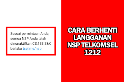 berhenti nsp telkomsel