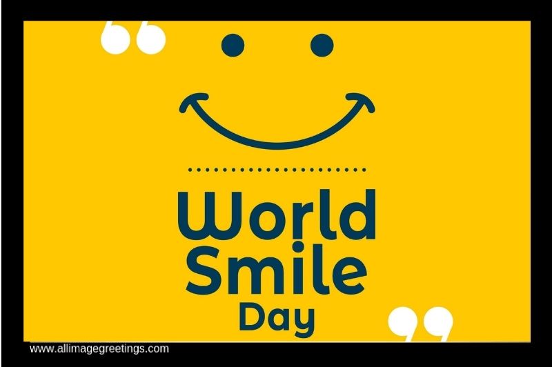 world smile day greetings