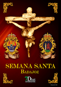 Cartel de la Guia de Semana Santa en Badajoz realizada para el Diario 7Dias Extremadura