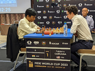 FIDE Chess World Cup 2023 Praggnanandhaa Reaches Final Defeating Fabiano  Caruana