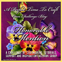 Honorable Mention Winner over at A Perfect Time To Craft Challenge January 2025