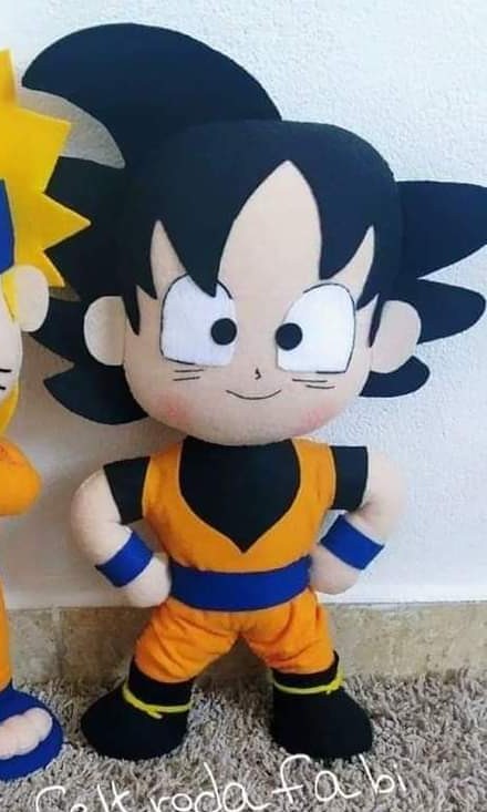 Fantasia Goku com molde para imprimir