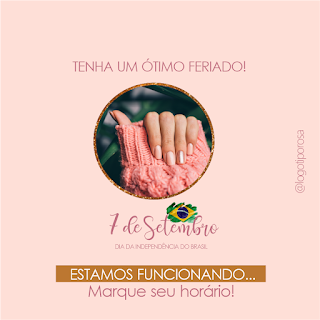 Manicure Unha Brasil Artes Imagens Mensagem 7 de Setembro - Dia da  Independência do Brasil