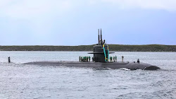 Tàu ngầm tấn công nhanh Key West trở về cảng nhà ở Guam