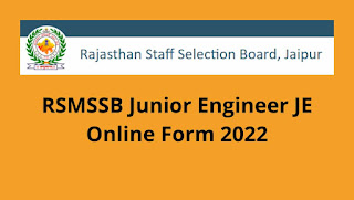 RSMSSB Junior Engineer Jobs