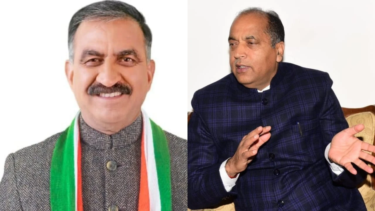 CM Sukhu and Jairam Thakur face to face over closure of MLA fund - Jairam Thakur is telling lies: Sukhu