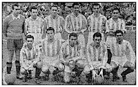 📸REAL VALLADOLID DEPORTIVO 📆4 febrero 1951 ⬆️Saso, Ortega, Babot, Lesmes I, Munné, Mariscal. ⬇️Ara, Coque, Lasala, Aldecoa, Pepín. C. F. BARCELONA 3 🆚 REAL VALLADOLID DEPORTIVO 1 Domingo 04/02/1951. Campeonato de Liga de 1ª División, jornada 21. Barcelona, estadio de Las Corts. Árbitro: Andrés Rivero Lecuona, Guipúzcoa. GOLES: ⚽1-0: 15’, César. ⚽2-0: 36’, Basora. ⚽2-1: 71’, Ara. 3-1: 77’, Curta.