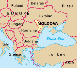 Moldova Harita