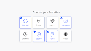 Checkbox group styled as tiles | Pure Css Checkbox