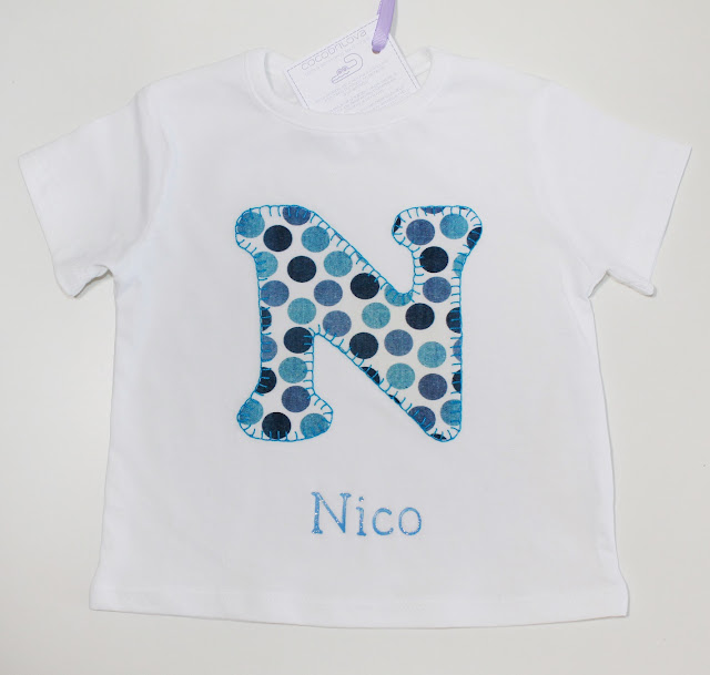 camisetas personalizadas con iniciales