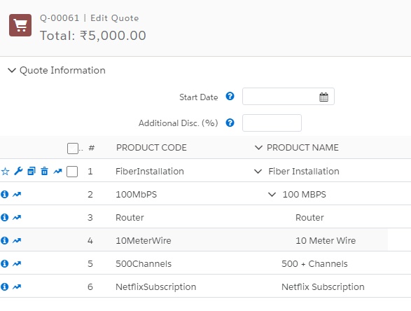 Salesforce CPQ Tutorial 10 - Configuration Icon on Child Bundle