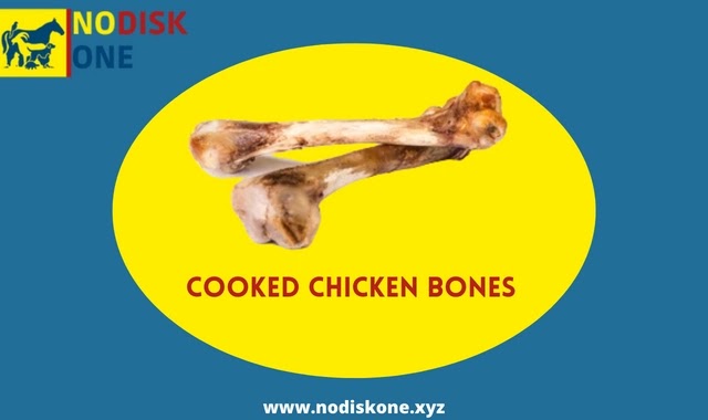 cooked chicken bones