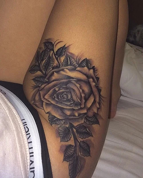 small thigh tattoos for females