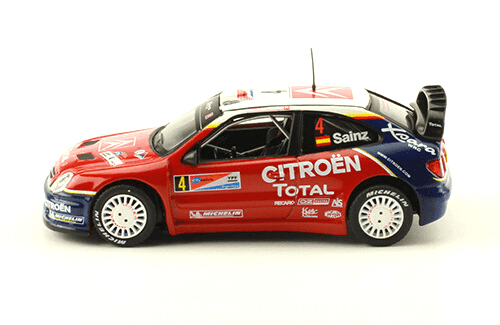 vencedores de rallye altaya citroen xsara wrc 1:43 carlos sainz