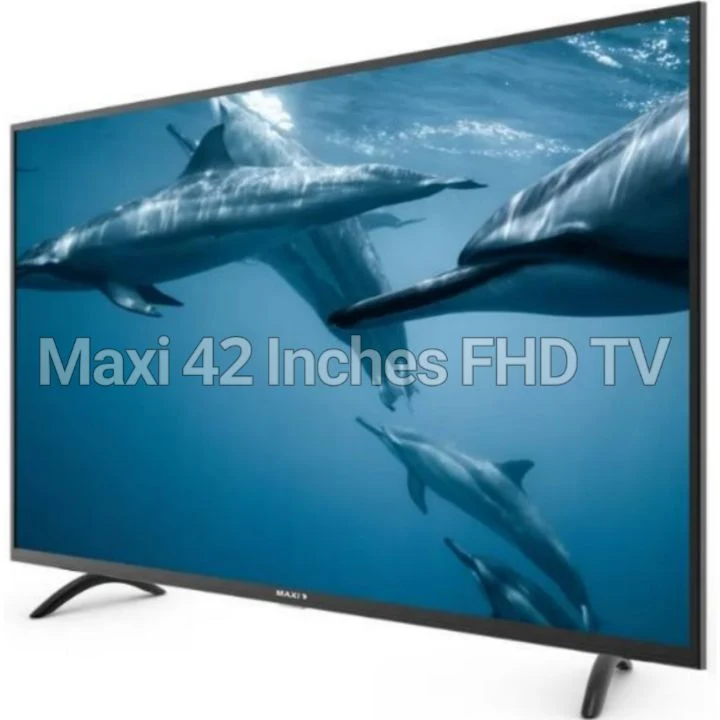 Maxi D2010 Smart Television - 42 Inches Full HD TV with Wireless WiFi Connectivity, Audio Output, App Store, HDMI, USB and AV Ports