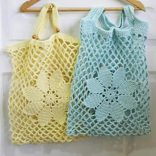 How to crochet flower bag