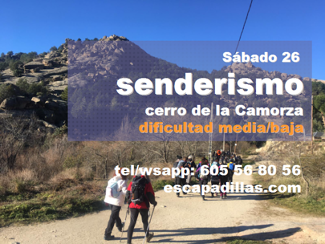 Camino al Cerro de la Camorza con tu grupo de montaña y senderismo - escapadillas.com