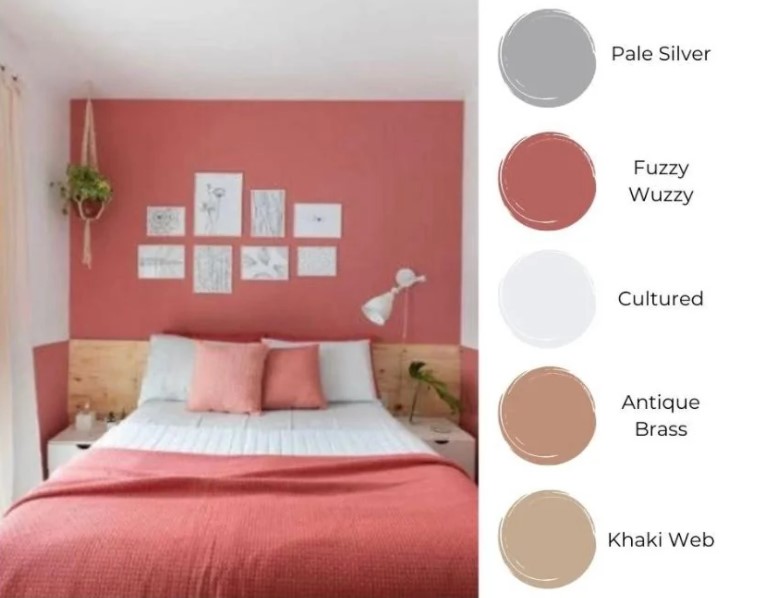 bedroom wall colour combination images