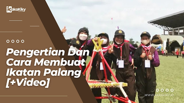 cara membuat ikatan palang square lashing dengan mudah