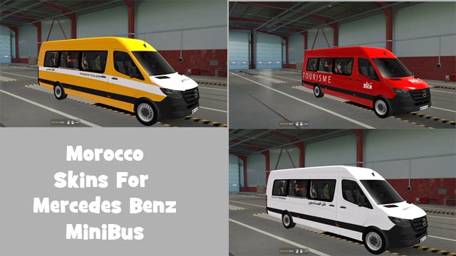 Pack Skins MB Sprinter Morocco