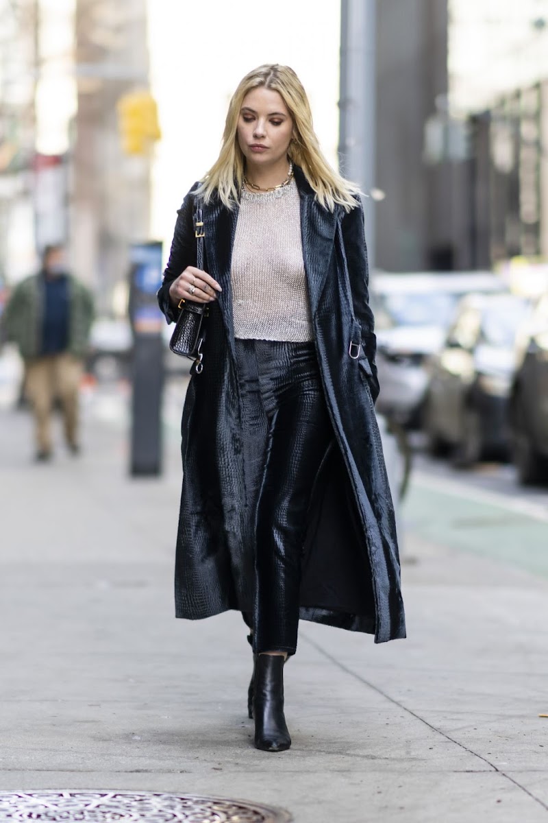 Ashley Benson Heading to a Meeting in New York 17 Feb-2022