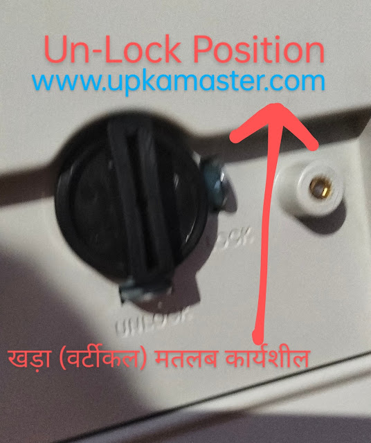 VVPAT Lock - unlock position
