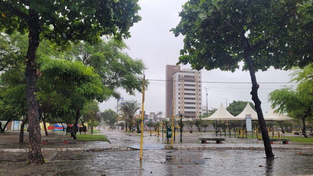 Inmet lança alerta de acumulado de chuvas para João Pessoa e outros 14 municípios da Paraíba