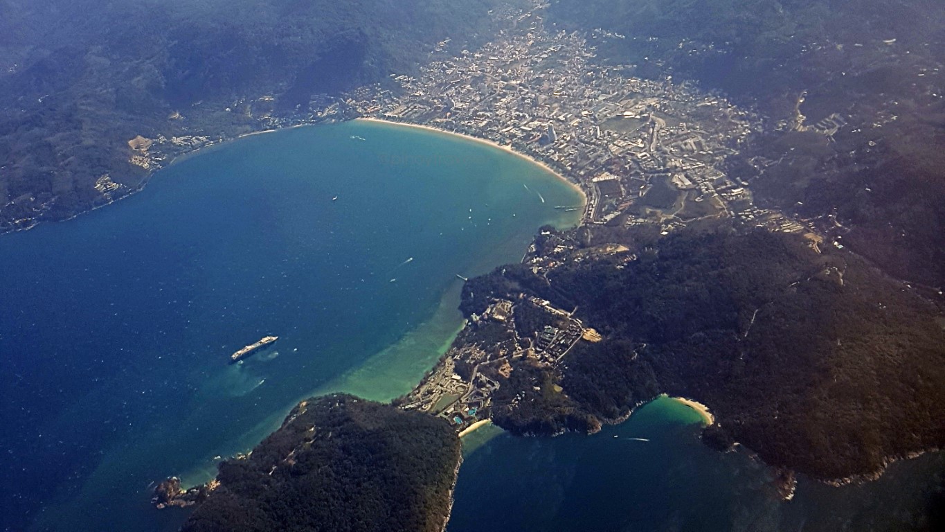 Aerial View of Patong Beach Phuket