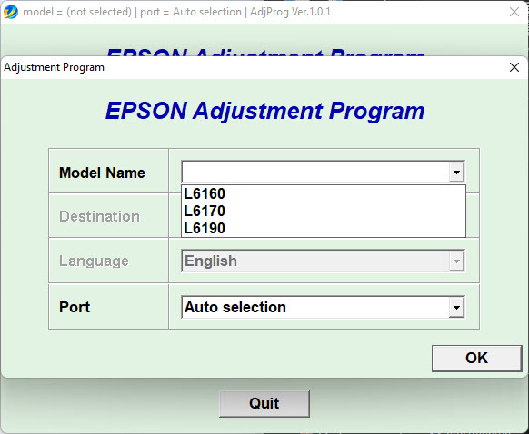 EPSON L6160 L6170 L6190 Resetter Tool + Keygen Free Download