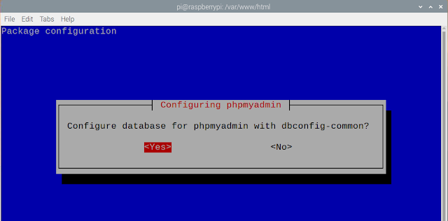 Configuring phpmyadmin