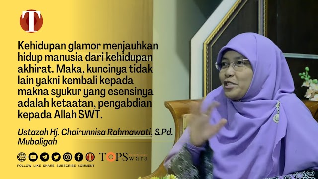 Syukur Kunci Menghadapi Budaya Hedonisme