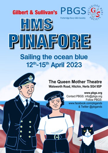 Our next production: HMS PINAFORE 12-15 April 2023