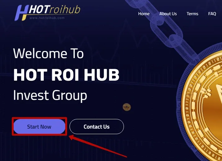 Регистрация в HotRoiHub