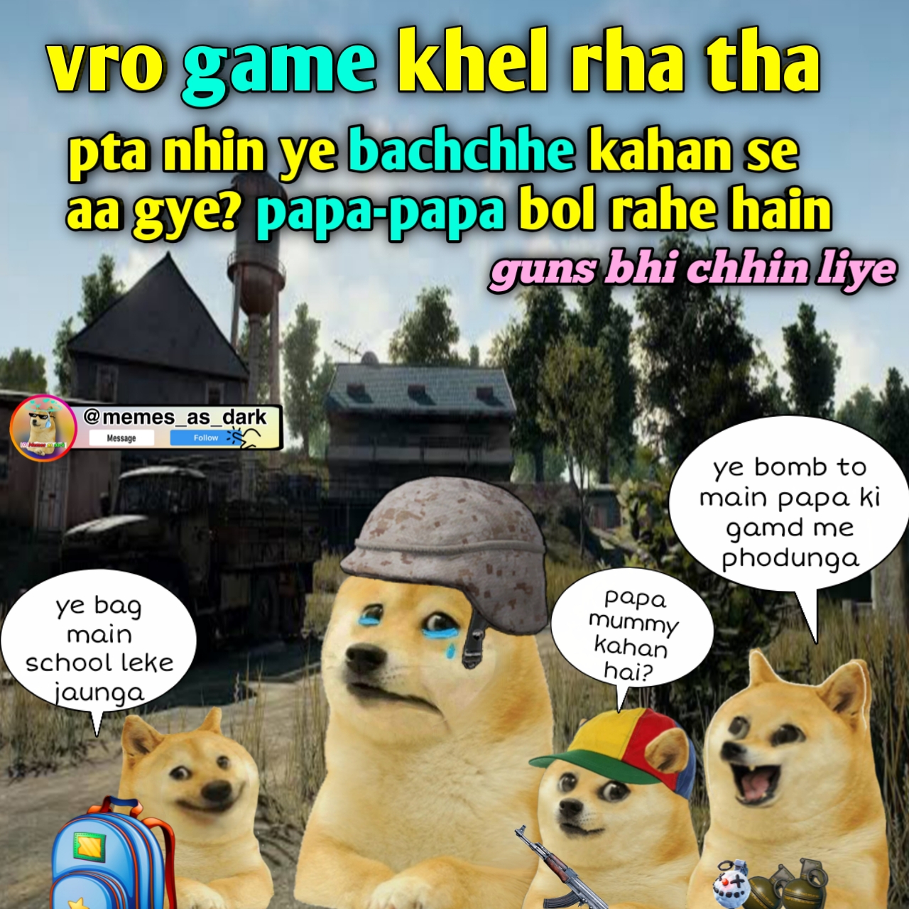 Doge and cheems memes