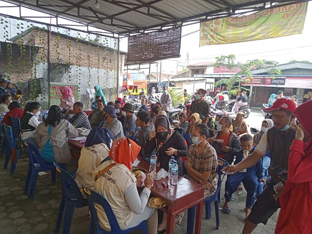 MUSPIKA KECAMATAN PATUMBAK GASPOOL VAKSIN KE DESA DESA