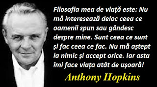 Citatul zilei: 31 decembrie - Anthony Hopkins