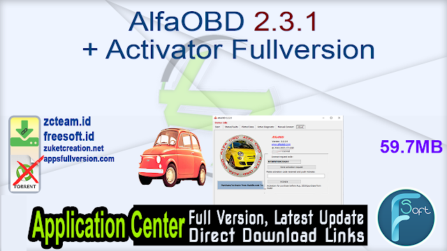 AlfaOBD 2.3.1 + Activator Fullversion