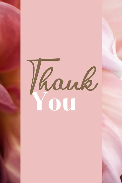10 Free Thank You Greeting Cards - Floral Pastel Rose Gold Themed - Beautiful, Unique, Stylish Designs