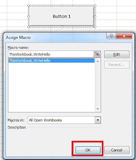 How to Assign a Macro Button in Word and Excel in Hindi