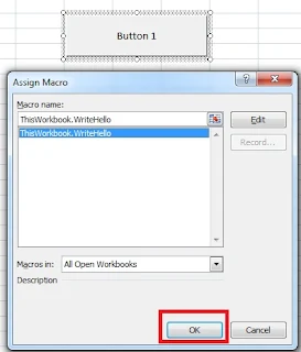 How to Assign a Macro Button in Word and Excel in Hindi