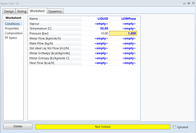 Refrigerant system simulation using Aspen HYSYS