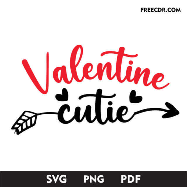 Valentines Cutie Svg Free