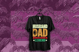 Husband-Dad-Fantasy-Football-Legend-T-shirt-Design